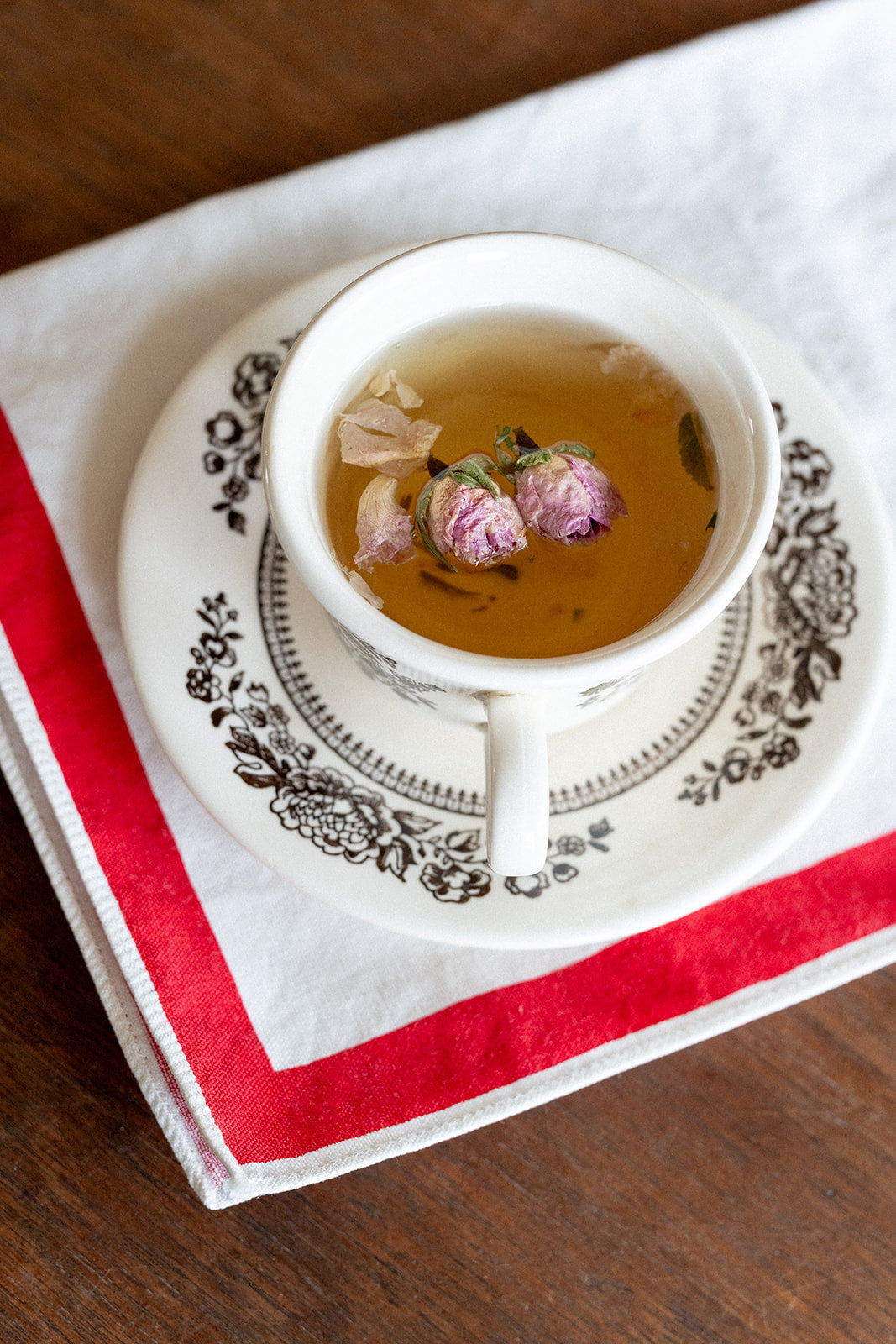 Elyssian Ascent | White Camellia Tea with Damascus Rose Bud