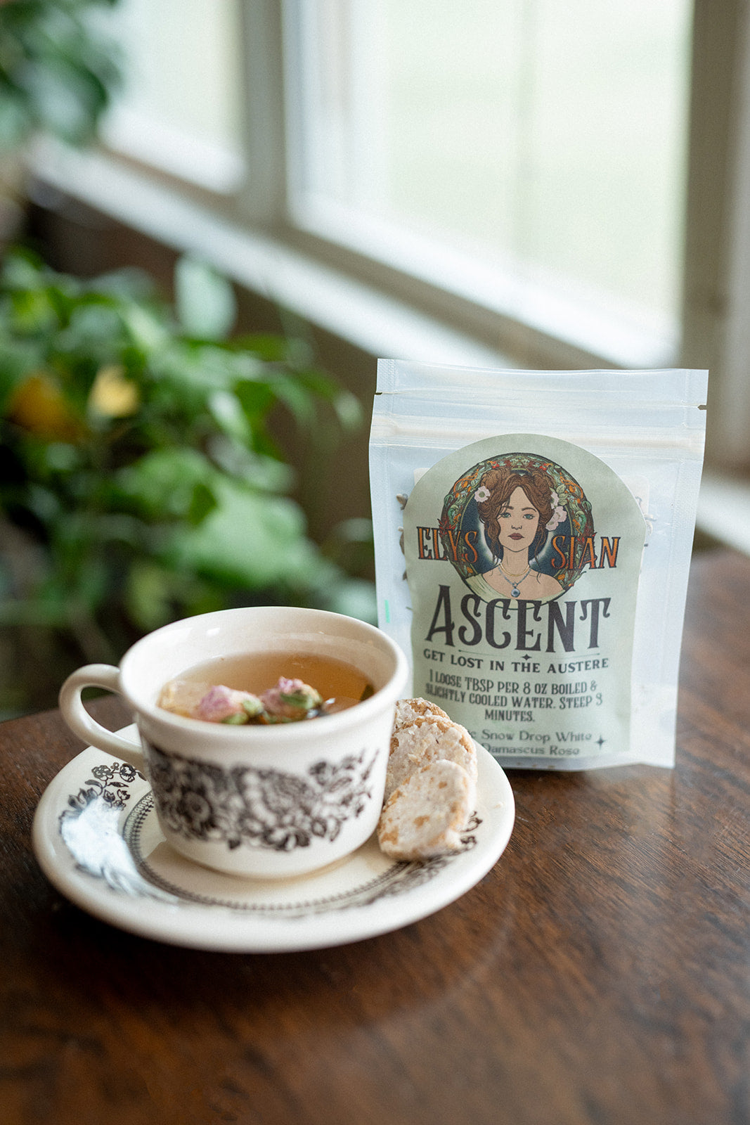 Elyssian Ascent | White Camellia Tea with Damascus Rose Bud
