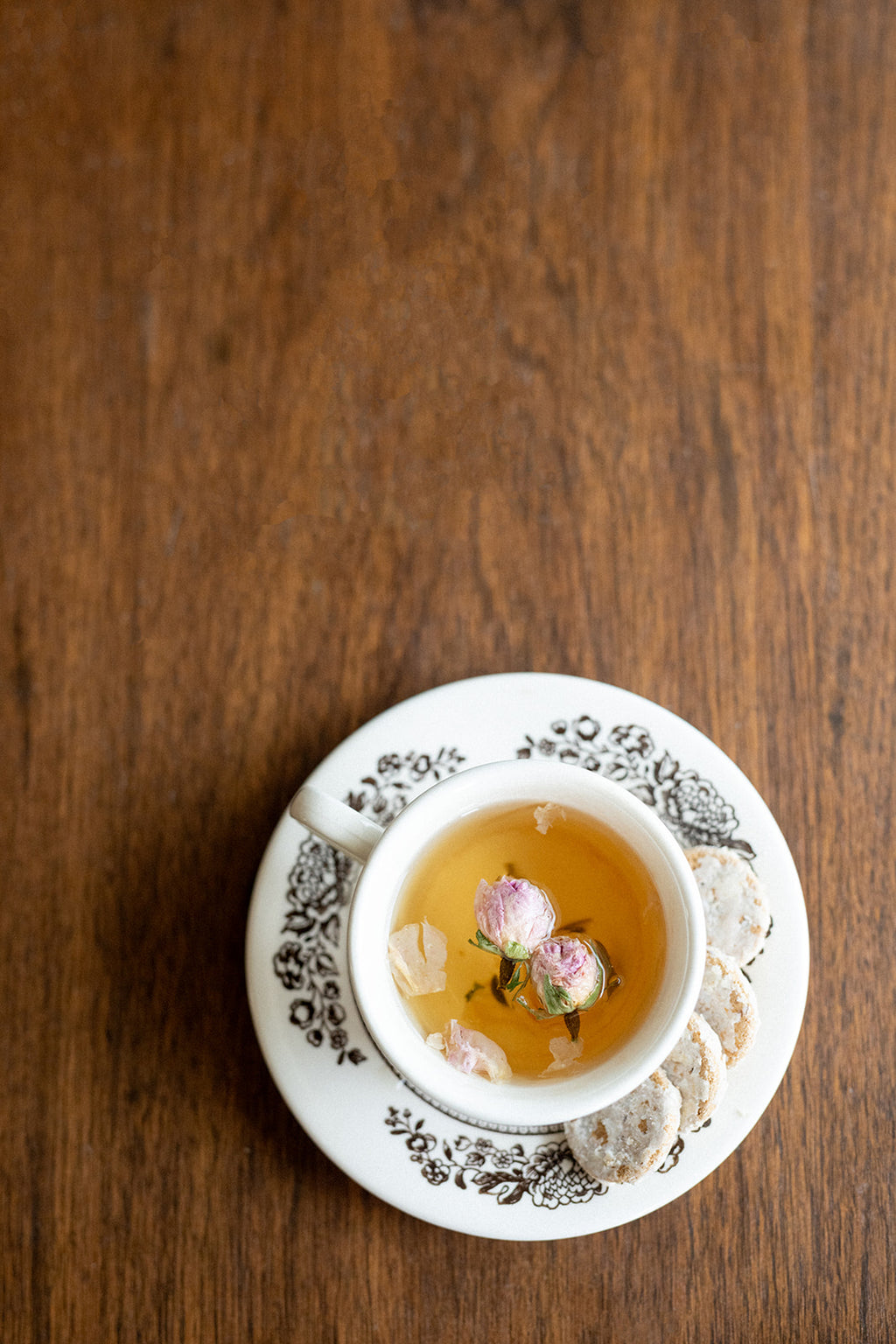 Elyssian Ascent | White Camellia Tea with Damascus Rose Bud